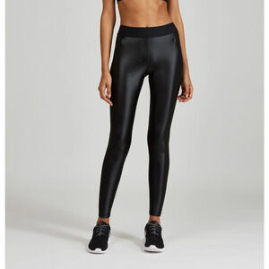 Carbon 38 Legging in Black USA MADE High Waist Y2K Small A003933